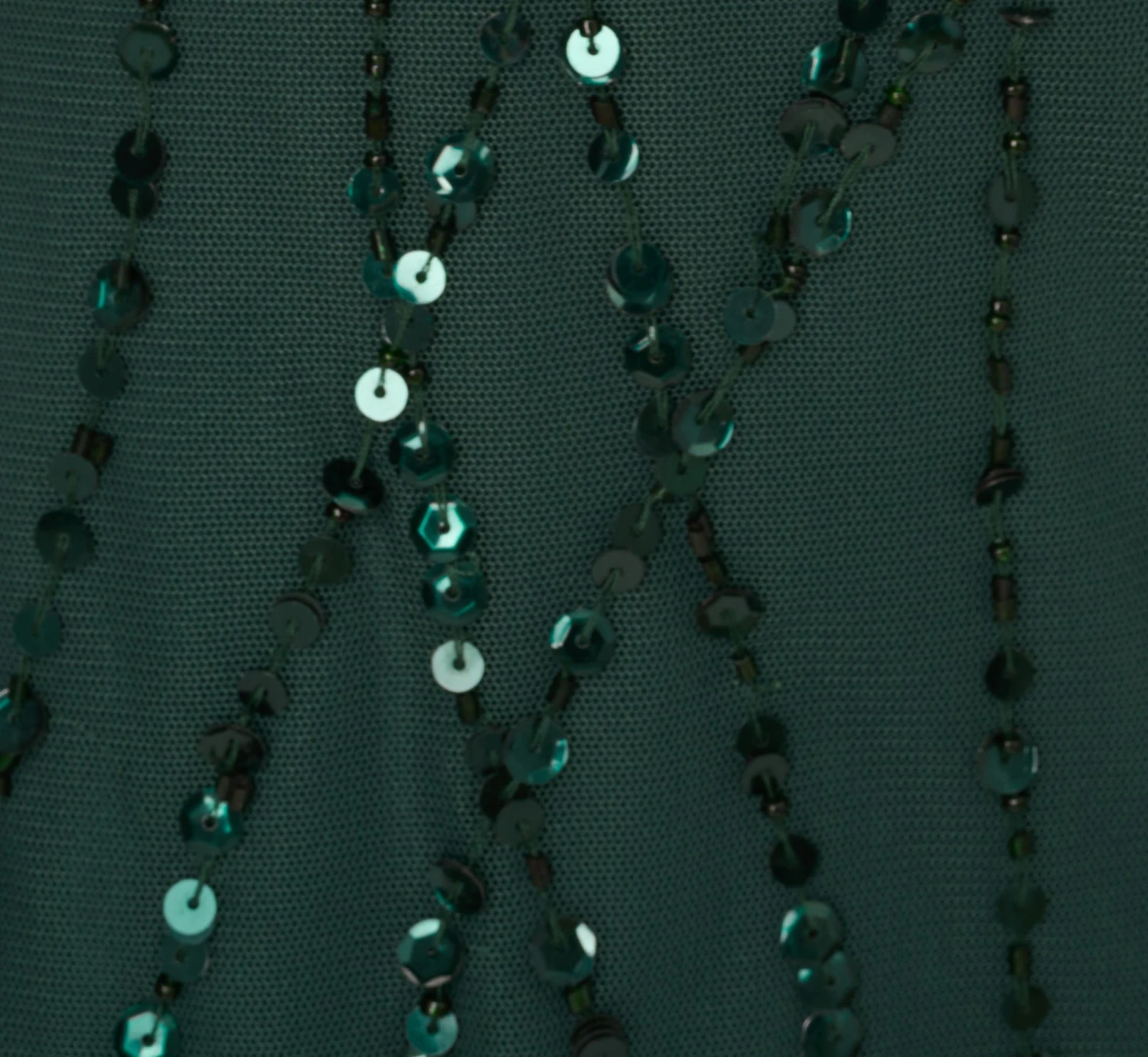 Adrianna Papell Hand-Beaded Blouson Long Gown In Dusty Emerald 6 Adrianna Papell Hand-Beaded Blouson Long Gown In Dusty Emerald - Image 6