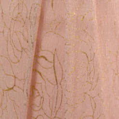 Adrianna Papell Metallic Rose Motif Off-The-Shoulder Long Gown In Rose Gold 11 Adrianna Papell Metallic Rose Motif Off-The-Shoulder Long Gown In Rose Gold -Glam Mirth Sales AP1E210267 AI298 Regular Alternate