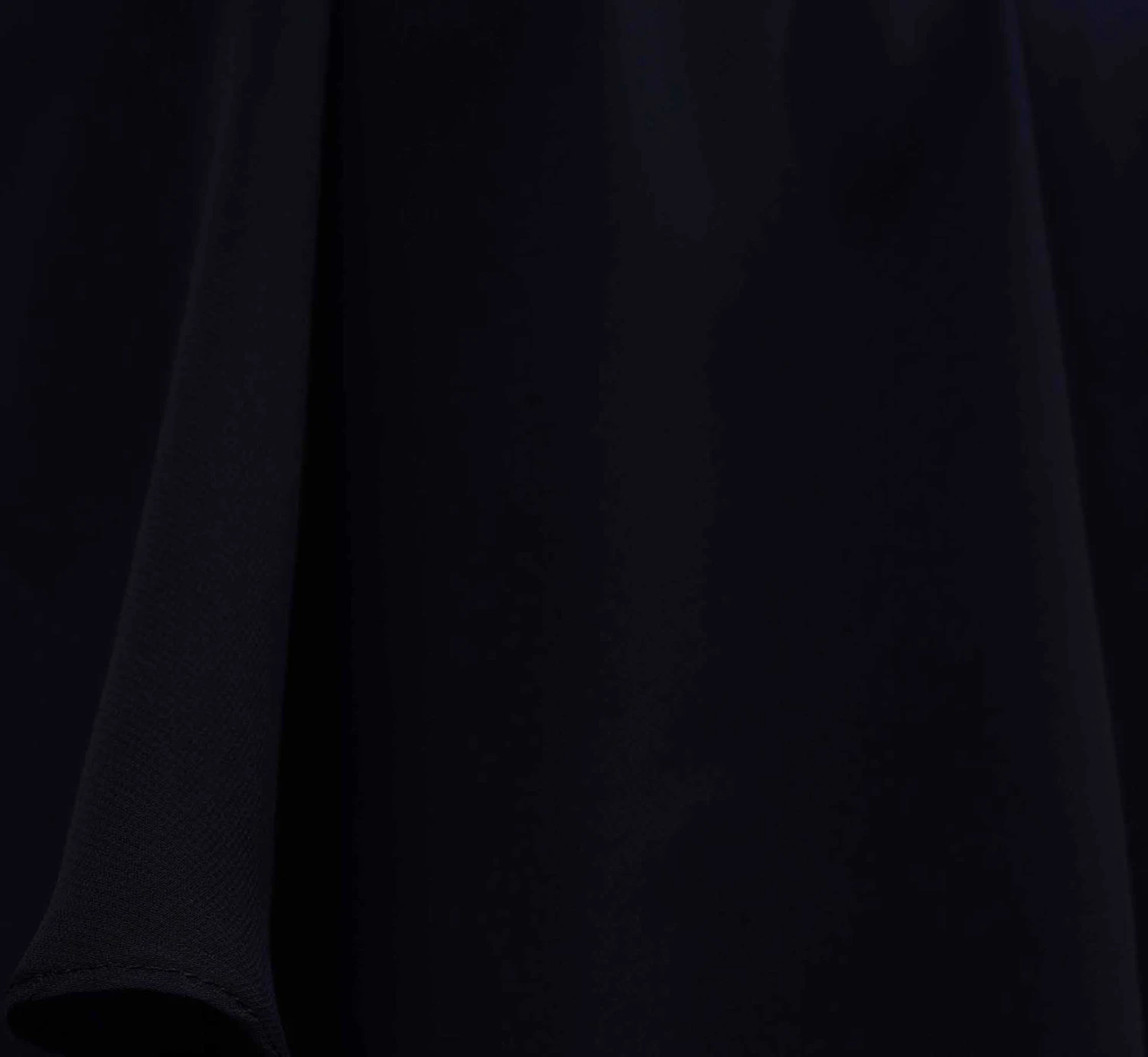 Adrianna Papell Plus Size Chiffon And Crepe Wide Leg Jumpsuit In Midnight 5 Adrianna Papell Plus Size Chiffon And Crepe Wide Leg Jumpsuit In Midnight - Image 5