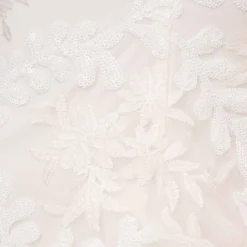 Adrianna Papell Sequin Embroidered Sheath Dress With Grosgrain Straps In Ivory 12 Adrianna Papell Sequin Embroidered Sheath Dress With Grosgrain Straps In Ivory -Glam Mirth Sales AP1E210481 AA194 Regular Alternate