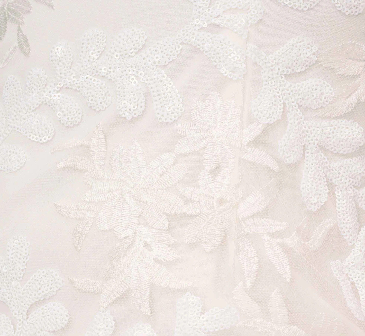 Adrianna Papell Sequin Embroidered Sheath Dress With Grosgrain Straps In Ivory 6 Adrianna Papell Sequin Embroidered Sheath Dress With Grosgrain Straps In Ivory - Image 6