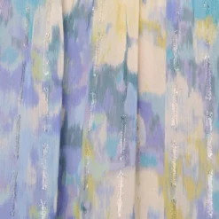 Adrianna Papell Plus Size Watercolor Floral Print Gown With Off The Shoulder Neckline In Blue Multi 9 Adrianna Papell Plus Size Watercolor Floral Print Gown With Off The Shoulder Neckline In Blue Multi -Glam Mirth Sales AP1E210484 AA461 Plus Alternate