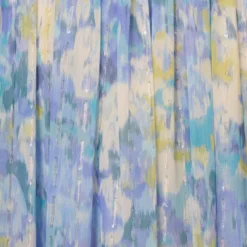 Adrianna Papell Watercolor Floral Print Gown With Off The Shoulder Neckline In Blue Multi 9 Adrianna Papell Watercolor Floral Print Gown With Off The Shoulder Neckline In Blue Multi -Glam Mirth Sales AP1E210484 AA461 Regular Alternate