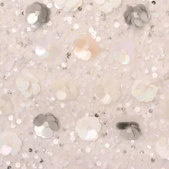 Adrianna Papell 3D Floral Beaded Halter Sheath Dress In Ivory Multi -Glam Mirth Sales AP1E210533 AF170 Regular Alternate