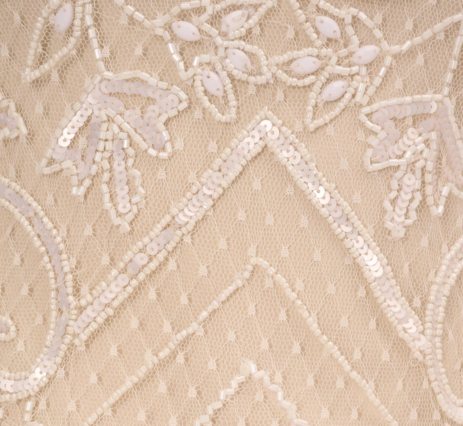 Adrianna Papell Sequin Beaded Sheath Dress With Corset Back In Ivory Pearl 6 Adrianna Papell Sequin Beaded Sheath Dress With Corset Back In Ivory Pearl - Image 6