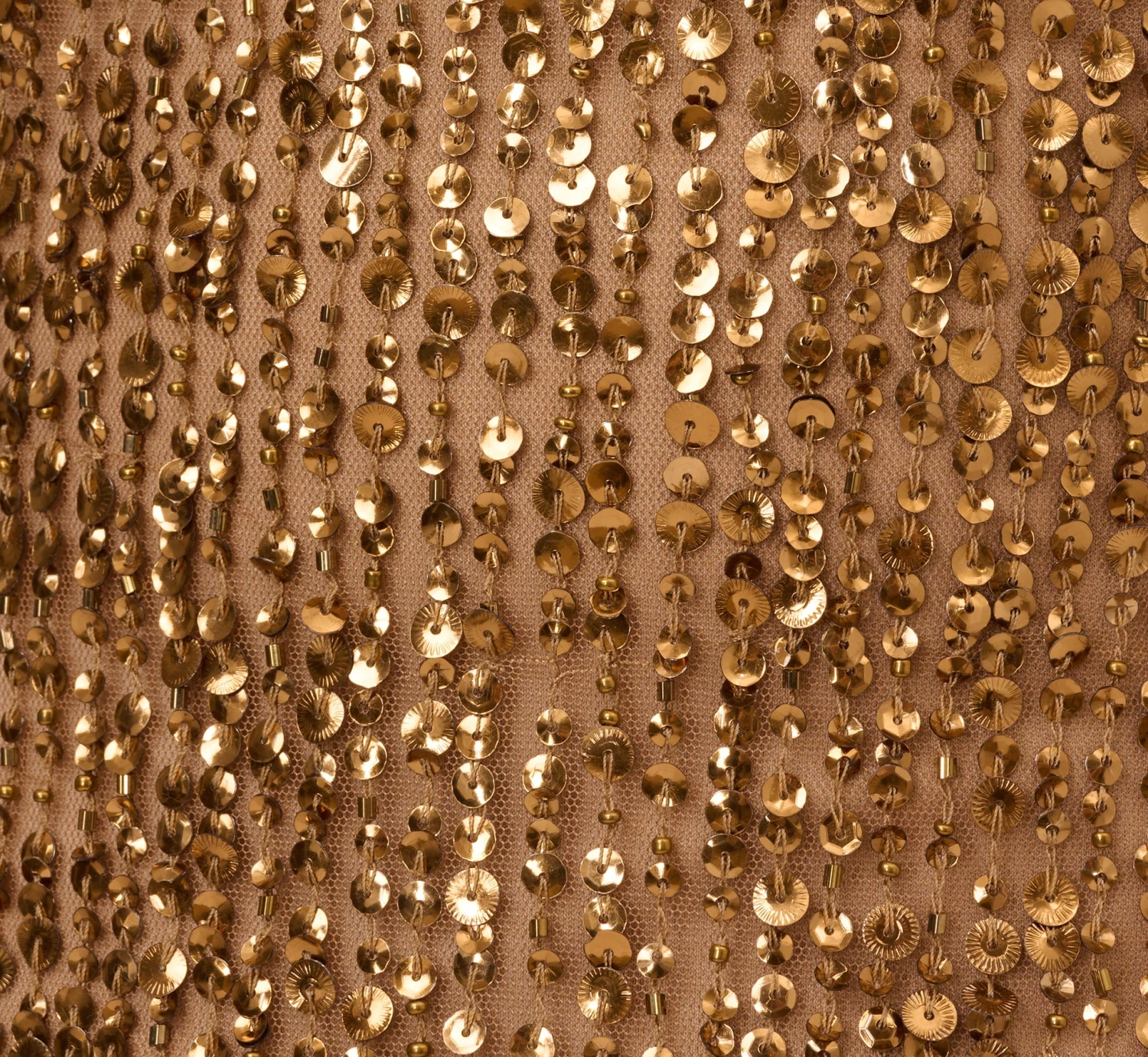 Adrianna Papell Beaded Halter Dress With Fringe Details In Copper 7 Adrianna Papell Beaded Halter Dress With Fringe Details In Copper - Image 7