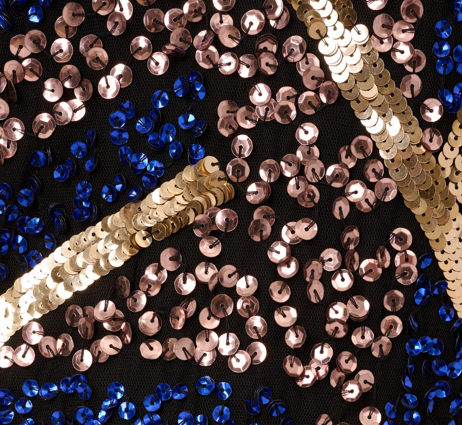 Adrianna Papell Geo Beaded Dress With Three Quarter Sleeves In Black Multi 7 Adrianna Papell Geo Beaded Dress With Three Quarter Sleeves In Black Multi - Image 7