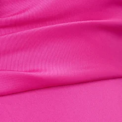 Shutter Pleat Satin Dress In Pink Flame -Glam Mirth Sales MD1E207082 AR670 Regular Alternate