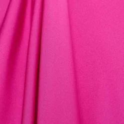 One Shoulder Midi Dress With Pleated Details In Magenta -Glam Mirth Sales MD1E207318 AA520 Regular Alternate
