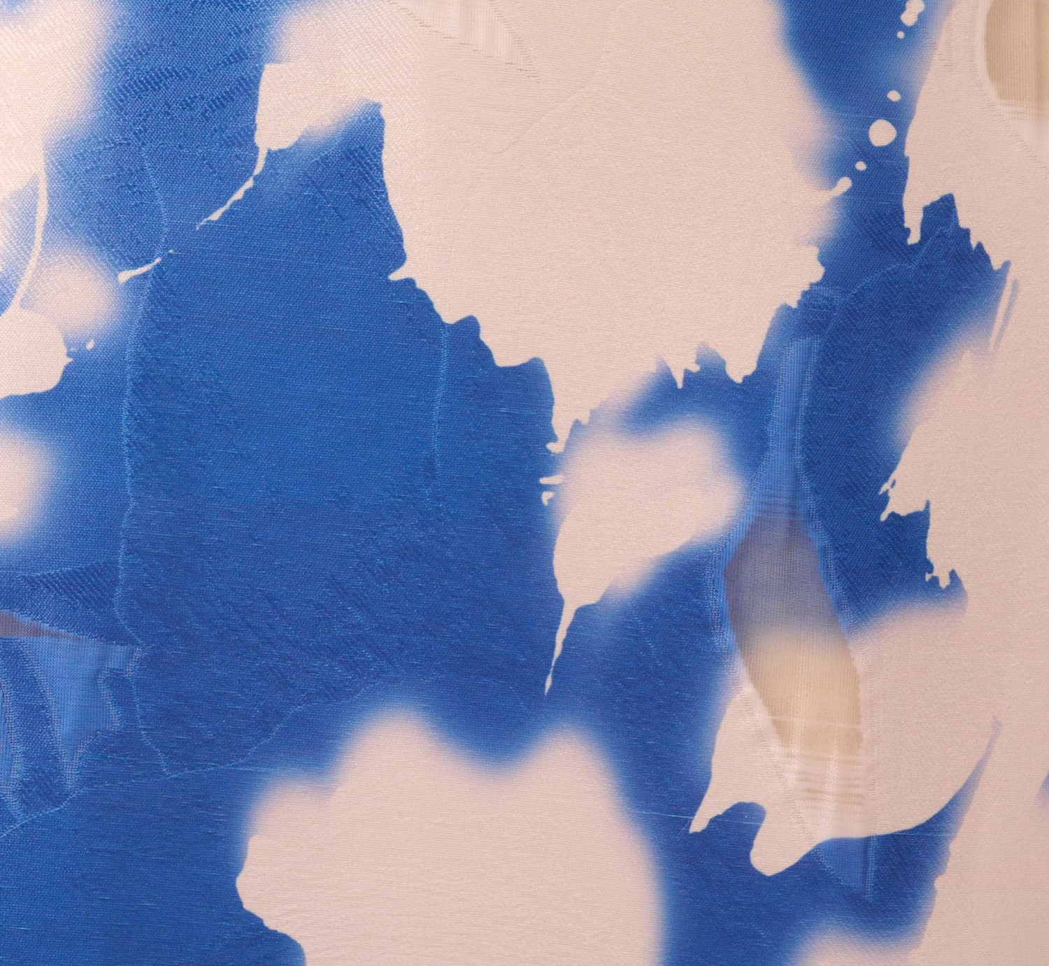 Floral Jacquard One Shoulder Ball Gown With Bow Accent In Royal Sapphire 6 Floral Jacquard One Shoulder Ball Gown With Bow Accent In Royal Sapphire - Image 6