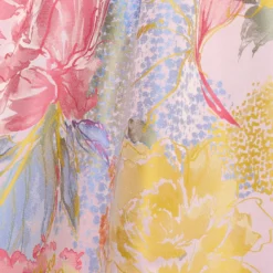 Strapless Floral Ball Gown With Drop Waist In Coral Multi 11 Strapless Floral Ball Gown With Drop Waist In Coral Multi -Glam Mirth Sales MD1E207911 AA955 Regular Alternate