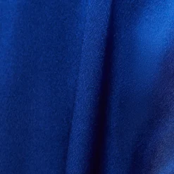 Twist Front Satin Gown With Cutout In True Blue -Glam Mirth Sales MN1E206933 AA400 Regular Detaill