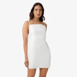 Sequined Sheath Short Cocktail Dress In Ivory