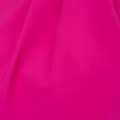 Feather Trimmed Crepe Short Cocktail Trapeze Halter Dress In Pink Flame -Glam Mirth Sales MN1E207564 AR670 Regular Alternate