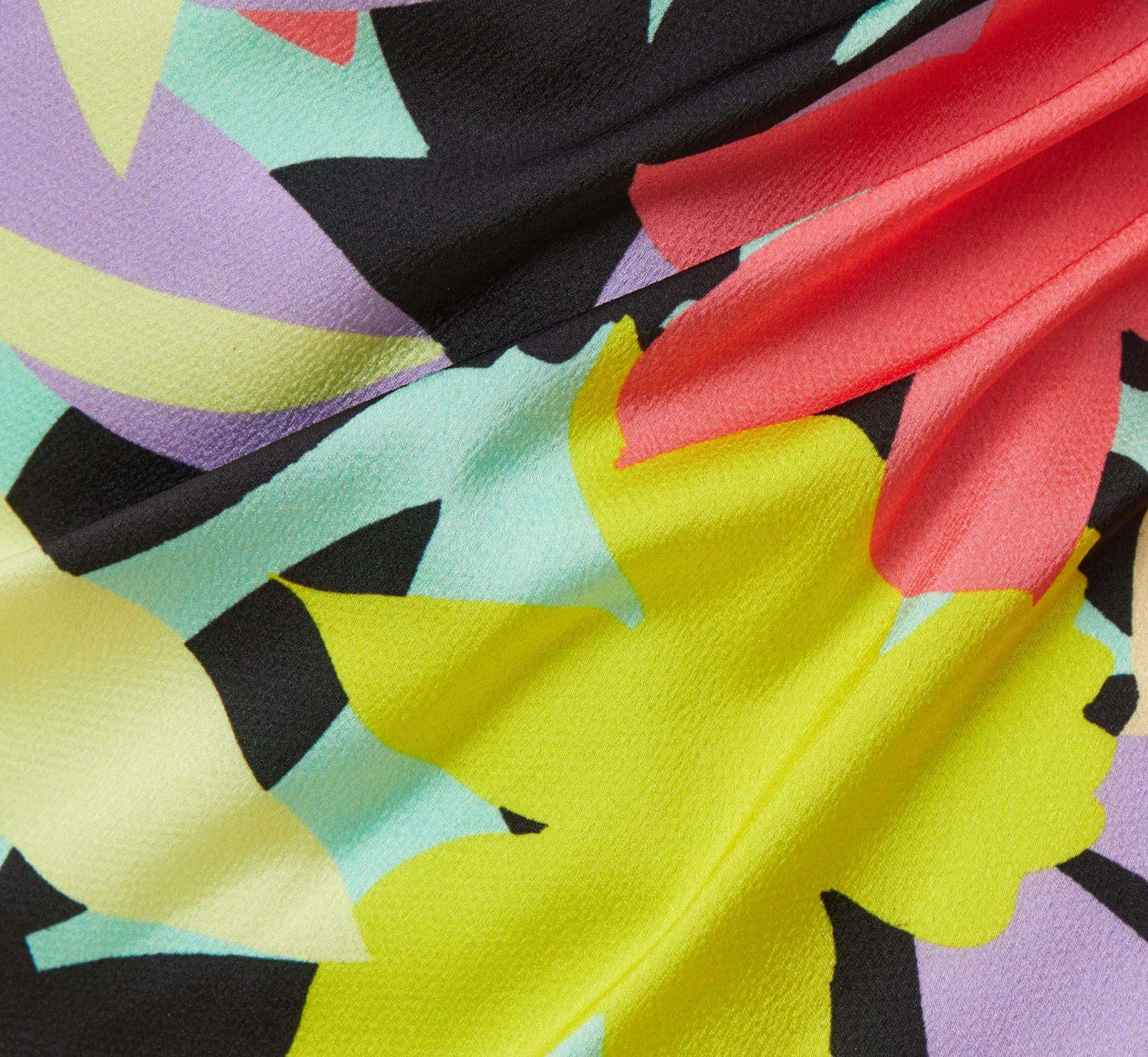 Floral-Print Asymmetrical Midi-Length Cocktail Dress In Coral Multi 6 Floral-Print Asymmetrical Midi-Length Cocktail Dress In Coral Multi - Image 6