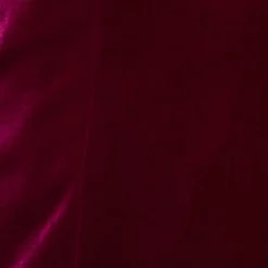 Plus Size Long Sleeve Velvet Tuxedo Dress With Feather Hem In Magenta 14 Plus Size Long Sleeve Velvet Tuxedo Dress With Feather Hem In Magenta -Glam Mirth Sales MN1E208384 AA520 Plus Alternate