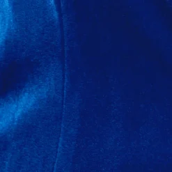 Long Sleeve Velvet Tuxedo Dress With Feather Hem In Deep Ocean -Glam Mirth Sales MN1E208384 AT414 Regular Alternate